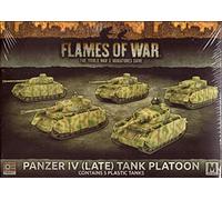 Flames of War Panzer IV (finales) Tank Pelotón (Guerra Media, GBX121)