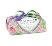 FLAMIGNI Colomba Pasquale Clásica de 750 g, con naranja confitada y pasas sultanas, levadura natural, glaseado de almendras, envuelta a mano, dulce tradicional fabricado en Italia