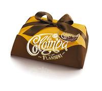 FLAMIGNI Colomba Tradicional de Pascua con Gotas de Chocolate y Naranja Confitada 1 kg, Pastel de Pascua Artesanal, Masa Suave y Delicada, con Ombligo de Naranja Confitado, Made in Italy