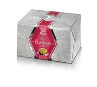 FLAMIGNI, Panettone Gran Tatin, Relleno de Crema Catalana, Cubierto de Caramelo de Chocolate Blanco y Chips de Manzana Deshidratada, Ideal para Fiestas de Invierno, 950 g