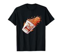 Flaming Enojado Ramen Copa Fideos Picante De Dibujos Animados Camiseta