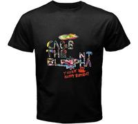 Flaming Leopard Graphic tee Men's Black T-Shirt Black 3XL