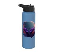 Flaming Phoenix Wings of Rebirth Stainless Steel Insulated Water Bottle