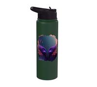 Flaming Phoenix Wings of Rebirth Stainless Steel Insulated Water Bottle