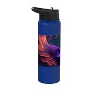 Flaming Phoenix Wings of Rebirth Stainless Steel Insulated Water Bottle