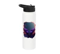 Flaming Phoenix Wings of Rebirth Stainless Steel Insulated Water Bottle