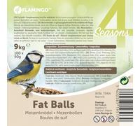 Flamingo 4 Seasons Fat Balls with Net 100 Pieces 9 kg
