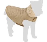Flamingo Abrigo para Perro Bonnie Beige - Talla 30cm (A: 30 cm, B: 31-32 cm, C: 46-49 cm) - Ideal para Razas como Chihuahua, Bulldog Francés, Beagle, Jack Russell y Cocker Spaniel