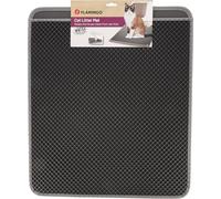 Flamingo Alfombrilla para Bandeja Higiénica Matz Gris 70x60cm - Doble Capa, Impermeable, Fácil de Limpiar, Diseño Elegante