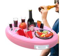 Flamingo - Almacenamiento de bebidas inflable para piscina | Para lagos, portátil, forro de piscina flotante para versos familiares
