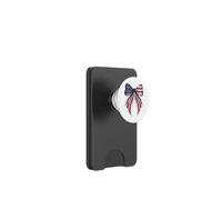 Flamingo Animal 4 de Julio Bandera Americana Patriótica Coqueta PopSockets PopWallet para MagSafe