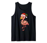 Flamingo Árbol de Navidad Pijamas Niñas Niños Navidad Camiseta sin Mangas