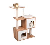 Flamingo Árbol Rascador Dana Beige y Blanco para gatos