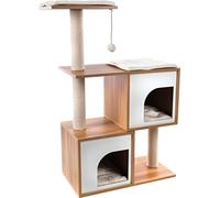 Flamingo ÁRBOL RASCADOR Dana MARRÓN/Blanco L 74x35x107CM