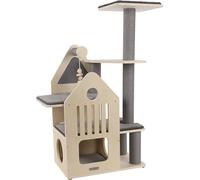Flamingo ÁRBOL RASCADOR KAISA Gris/Beige 82x38x114CM