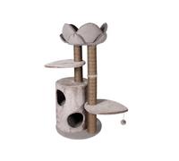 Flamingo Árbol Rascador y Cesta Lotus Marrón para gatos