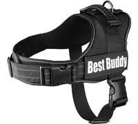 Flamingo ARNÉS Best Buddy Pluto Negro L 70-90CM*50MM