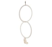 Flamingo Aros de algodón para pájaros