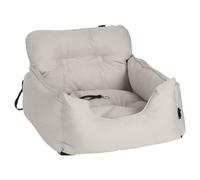 Flamingo Asiento de Coche Jakey Blanco para Perros - Seguro Y con Estilo Viajes