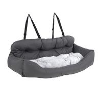 Flamingo Asiento de Coche Orlando Gris - Perro 100x57x30cm, Seguro & Cómodo