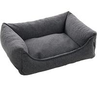 Flamingo Avalon Rectangular Basket with Zip Dark Grey 65 x 50 x 20 cm