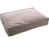 Flamingo Avalon Rectangular Cushion with Zip and Trim, Light Grey, 100 x 70 x 18 cm