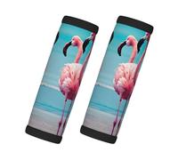 Flamingo Beach - Etiquetas de identificación para equipaje, manijas de puerta, accesorios esenciales para viajes