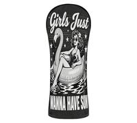 Flamingo Beauty Ilustration - Fundas impermeables para palos de golf con placa de matrícula para conductor, Fairway de madera híbrida