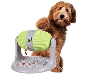 Flamingo Bent Treats Dispenser Grey/Green 31 x 25 x 20.5-26 cm