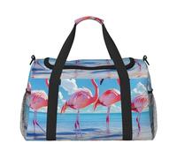 Flamingo - Bolsa de viaje resistente al agua compacta para deportes, gimnasio y fin de semana para hombres y mujeres