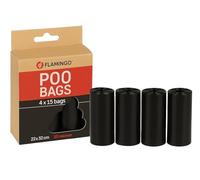 Flamingo Bolsa para LA Caca Basic BLEKZ Negra 4x15PZS