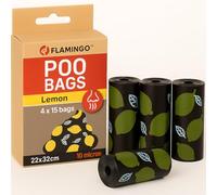 Flamingo Bolsa para LA Caca Basic SCENTA con Aroma A LIMÓN 4x15PZS