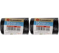 Flamingo Bolsa para LA Caca FORTA BLEKZ Negra Display 100x15PZS (Paquete de 2)