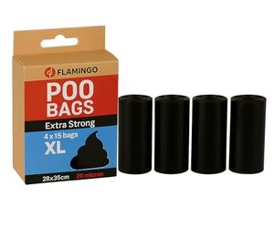 Flamingo Bolsa para LA Caca FORTA BLEKZ XL Negra 4x15PZS