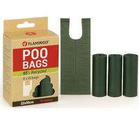 Flamingo Bolsa para LA Caca RECICLADA con ASA Poco Verde 8x15PZS