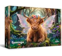 Flamingo by Trefl - Puzzle de 400 elementos, diseño gráfico de moda, color expreso, embalaje tipo concha, para adultos y niños a partir de 10 años