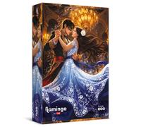 Flamingo by Trefl, Romantasy - Puzzle de 600 Piezas, Rompecabezas, gráficos Modernos, Express, Tipo de Embalaje Tipo Concha, para Adultos y niños a Partir de 14 años