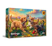 Flamingo by Trefl, Travesuras de Cachorros - Rompecabezas de 400 Piezas | Rompecabezas para montar uno mismo, motivos de moda, diseño colorido, para adultos y niños a partir de 10 años