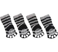 Flamingo Calcetines 4PZ/Set XS Negro/Gris