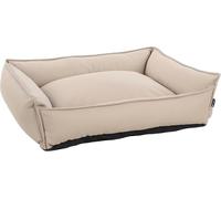 Flamingo Cama para Perros Odet - Rectangular Beige (80x67x22 cm) - En Cuero, Lavable y Cómoda - Ideal para Labrador, Golden Retriever, Husky, Border Collie y Boxer.
