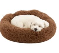 Flamingo Cama para Perros - Pacha Redonda - Moka 55x55x12 cm - Cama de Perros - Base Antideslizante