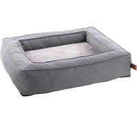 Flamingo Carlota Rectángulo Gris con Cremallera Cama para perros