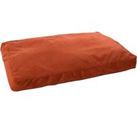 Flamingo Celeste Rectangular Cushion with Zip and Cognac Edge 100 x 70 x 12 cm