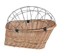 Flamingo Cesta Mimbre Perro 55x35x51, 5cm Enrejillado Portaequipajes Hasta 12kg
