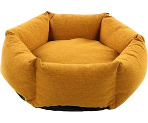 FLAMINGO Cesta Ziva Hexagonal + Cierre de iluminación Amarillo Ocre 60 x 20 cm