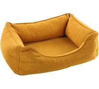 Flamingo Cesta Ziva Rectangular + Cierre de Cremallera Amarillo Ocre - 65x50x20cm