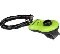 Flamingo Clicker Xin - Verde - 6x4x2 cm - Entrenamiento Efectivo para Perros - Ideal para Labrador, Border Collie, Golden Retriever, Poodle y Pastor Alemán