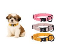 Flamingo Collar Cachorro Dolly Ocre Reflectante XS 20-35CM 10MM