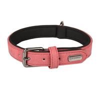 Flamingo Collar Delu Rojo Cuero Artificial Neopreno para Perros Stylish Y Fuerte