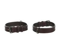 Flamingo Collar Denver Braun Acolchado para Perros Grandes Búfalo Alta Calidad